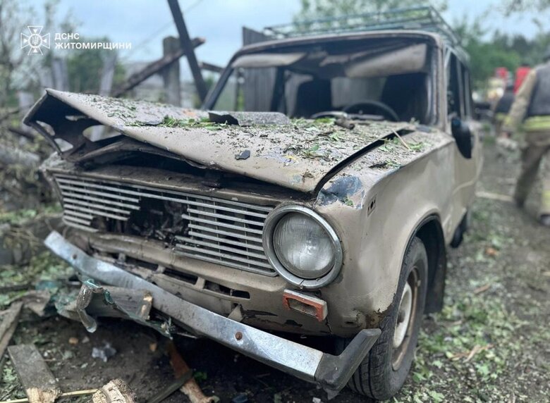 наслідки атаки на Житомирщину 25 травня