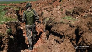 На границе Армении и Азербайджана произошла перестрелка: погиб военный