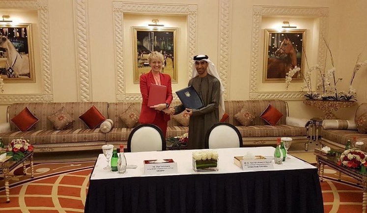 Украина и ОАЭ подписали меморандум о сотрудничестве в сфере сельского хозяйства