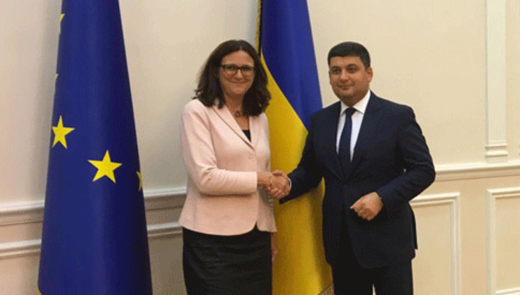Гройсман і Мальстрьом обговорили напрямки поглиблення двосторонньої торговельної співпраці. ФОТО