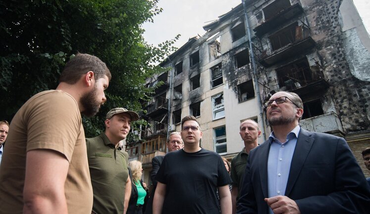 Heads of foreign affairs of Czech Republic and Austria, Lipavsky and Shallenberg, arrived in Kyiv. VIDEO&PHOTOS