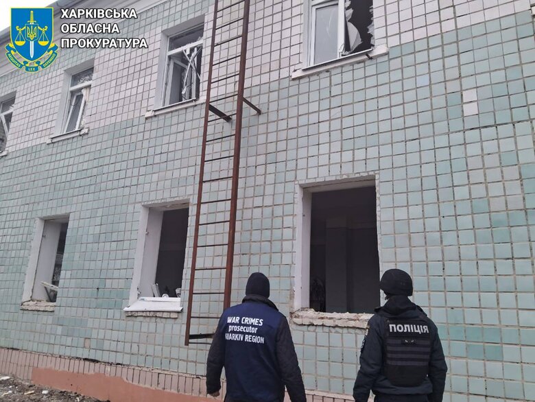 Наслідки вечірнього обстрілу Харкова: частково зруйновано школу, пошкоджено дитсадок 03