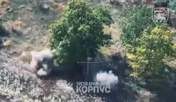 Третій армійський корпус знищує російських військових