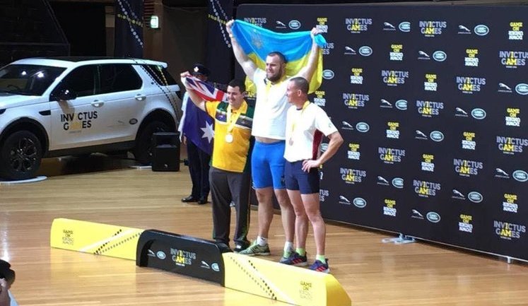 Ukrainian athlets win two gold medals at Invictus Games. PHOTO