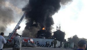 пожар нефтебаза