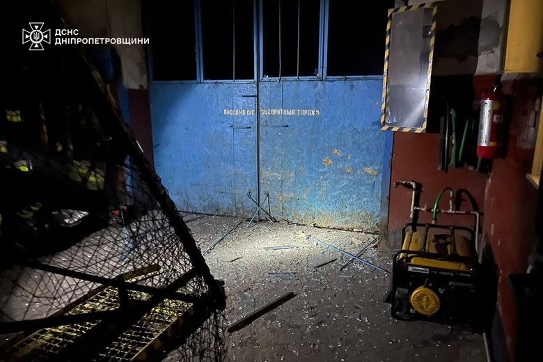 РФ нанесла удар по пожарной части в Днепропетровской области