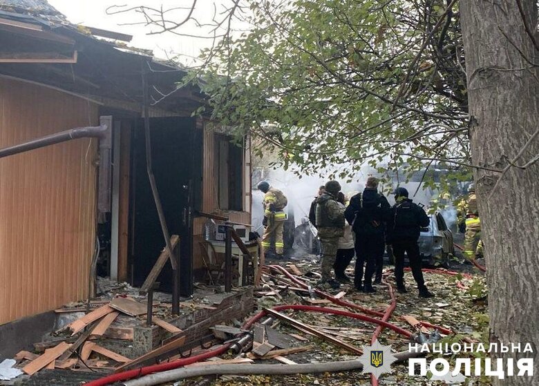 Наслідки ударів шахедів по Києву