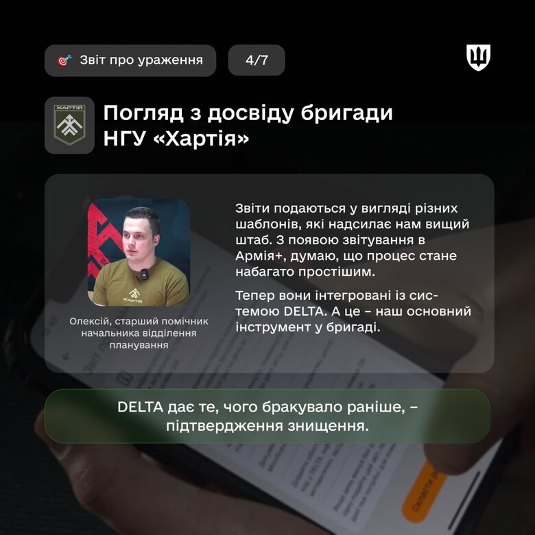 Звіти про ураження ворожих об’єктів в Армія+
