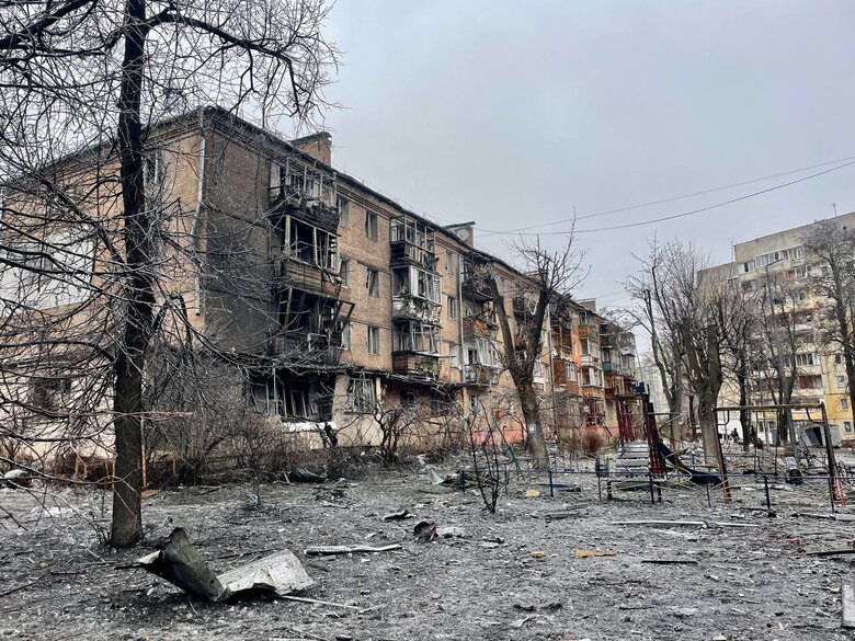 Последствия выстрела Вышгорода на Киевщине 23 ноября 05