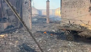 Внаслідок російського удару постраждала стайня Запорізького кінного заводу
