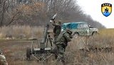 &quot;Firing Points Were Destroyed, Militants Fled Headlong from Positions &quot;: Azov Battalion Soldiers Responded with Artillery on Terrorists’ Shelling. VIDEO