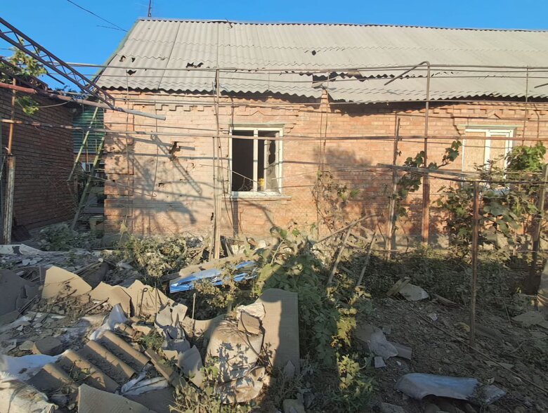 Consequences of the shelling of the Nikopol region