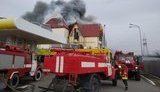 Под Киевом горит отель. ВИДЕО