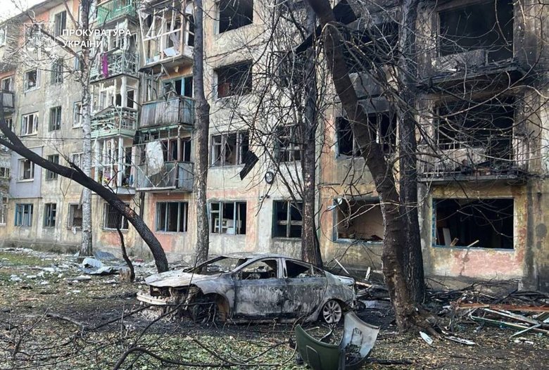 Шахтарське після обстрілу