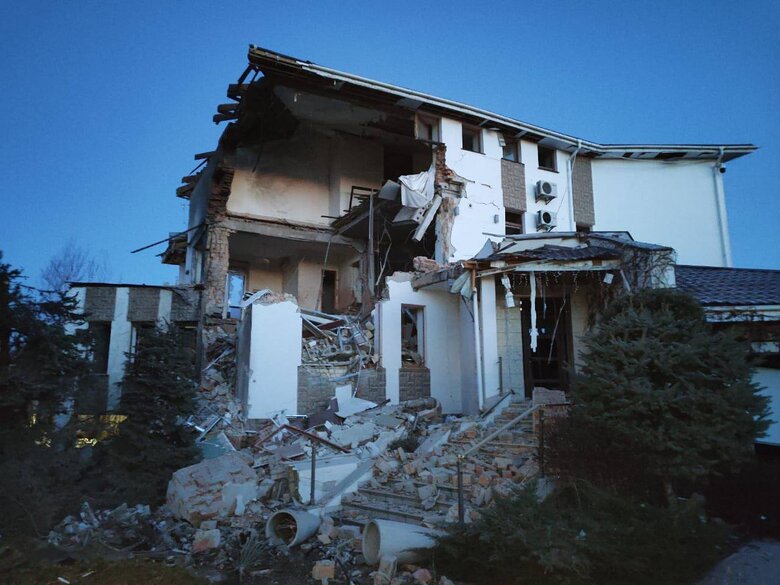 Consequences of the attack on Boryspil district