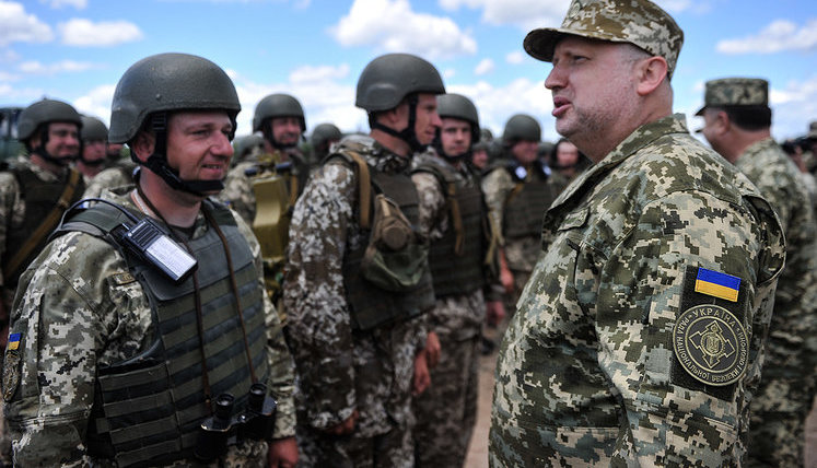 Многоэшелонная система территориальной обороны - залог защиты Украины в условиях масштабного военного противостояния, - Турчинов. ВИДЕО+ФОТОрепортаж