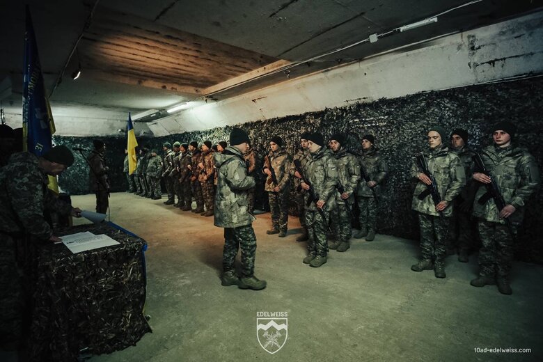 добровольцы 18-24 приняли присягу