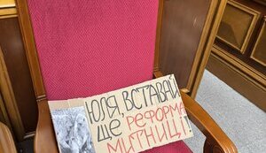 "Юля, вставай": нардепи залишили "нагадування" Свириденко про необхідність реформувати митницю. ФОТО