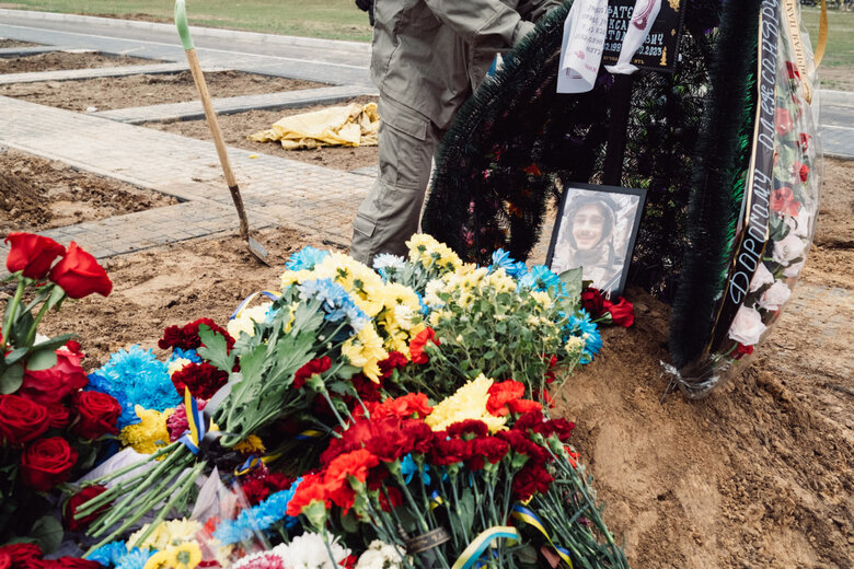 In Brovary, bid farewell to soldier Oleksandr Fatieiev, who died in battle against ruscists in Luhansk region, was held 14
