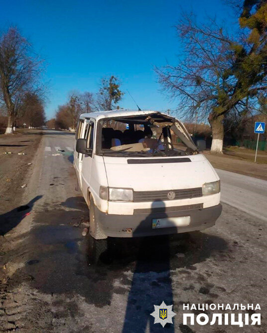 Окупант розстріляв цивільне авто в Катюжанці