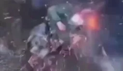 Бойцы 28 бригады попали оккупанту прямо в голову и разорвали ее