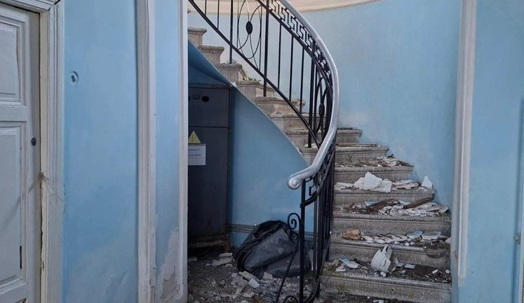 Здание обсерватории повреждено российскими ударами в Одессе. ФОТОРЕПОРТАЖ