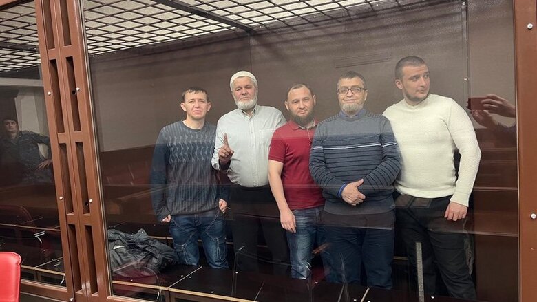 Russian court sentenced five Crimean Tatars involved in case of the second Simferopol group Hizb ut-Tahrir to 13 years in prison each 01