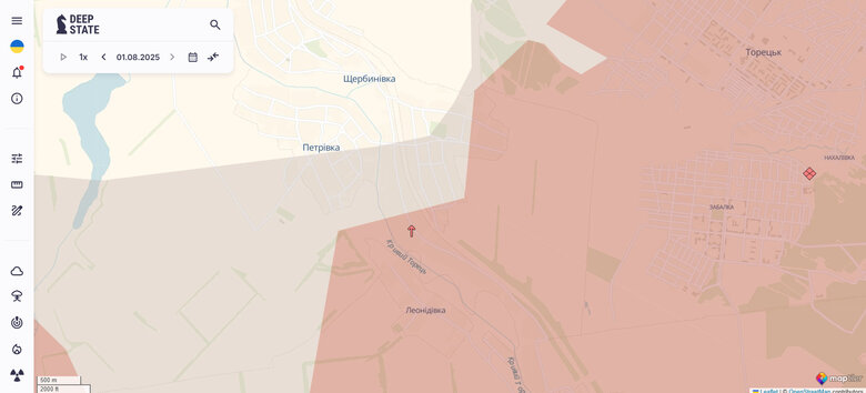 Щербинівка карта