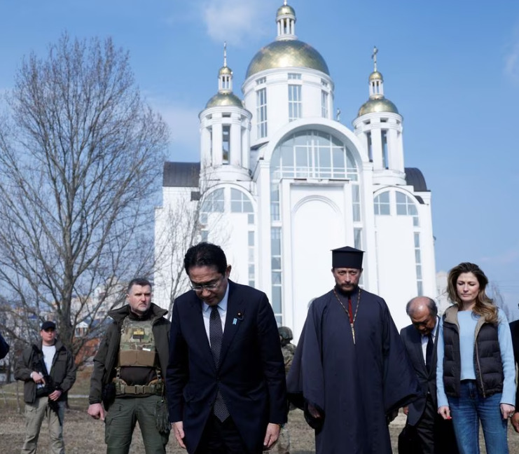 Прем’єр-міністр Японії Кісіда відвідав Бучу 02