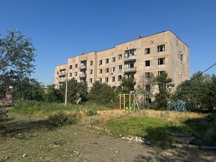 Удар по Константиновке