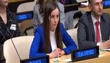 "Не втрачаймо того, що робить нас людьми", - дочка українського моряка Оприска в ООН закликала звільнити військовополонених. ВIДЕО