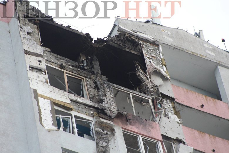 The aftermath of the Russian Federation’s attack on Kyiv on 8 July