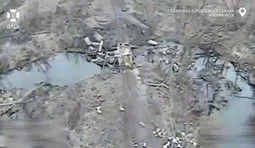 DESTRUCTION TEAM drones hit enemy crossing in border area