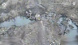 Дроны подразделения "DESTRUCTION TEAM" разгромили переправу оккупантов. ВИДЕО