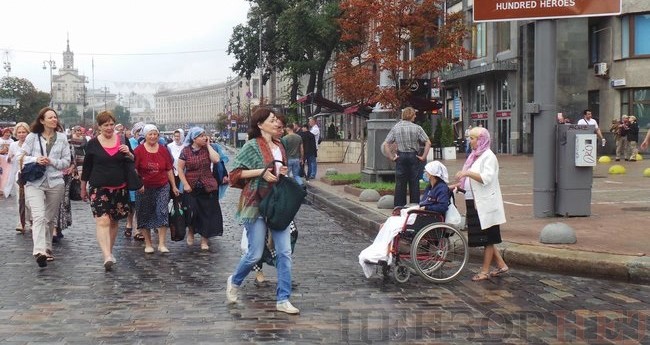 Онуфрій, Новинський, Бойко і віряни: як УПЦ МП хресну ходу проводили 06