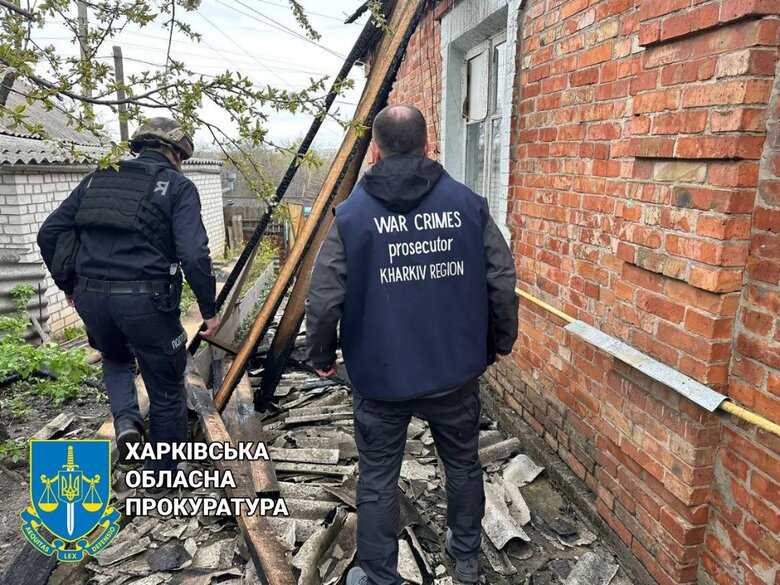 Последствия вражеского обстрела Купянска 01