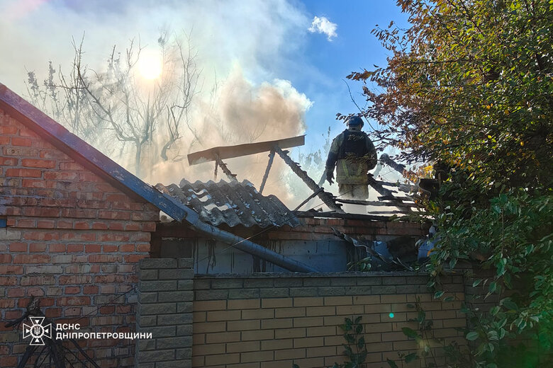 наслідки ударув по Нікополю