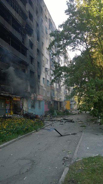 шахтерск обстрелы