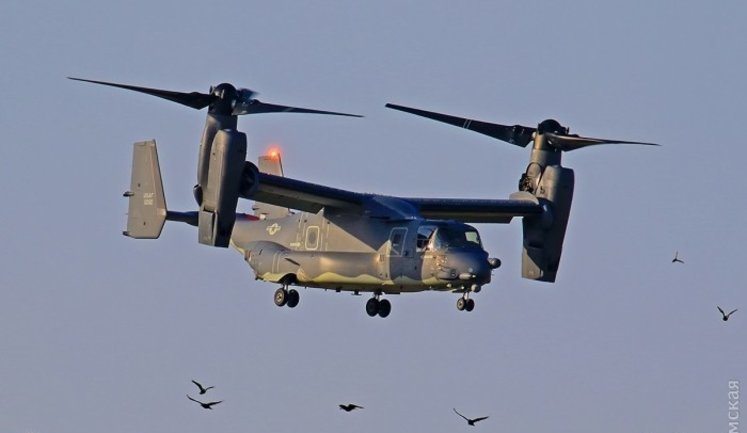 Osprey tiltrotors of US Marines arrived in Ukraine for Sea Breeze 2017. PHOTOS