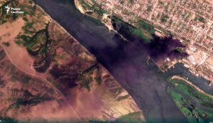 Consequences of drone strikes on oil depot in Volgograd region of Russia SATELLITE PHOTOS