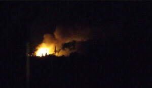 Explosions are heard at ammunition depots in occupied Shakhtarsk, Zugres, Khartsyzk, Chistyakov and Donetsk. VIDEO