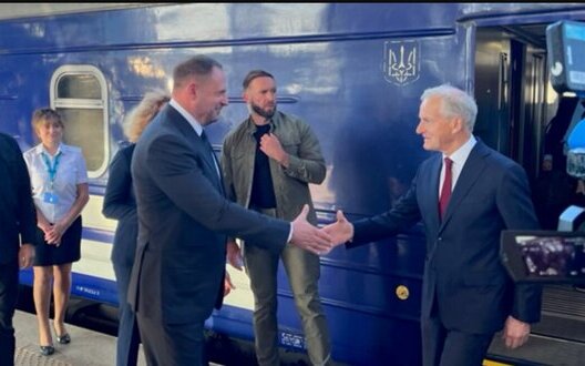 Norwegian Prime Minister Støre arrives in Kyiv. VIDEO