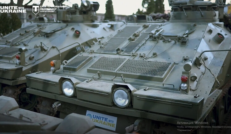 Всемирный Конгресс Украинцев передал Силам теробороны 25 британских бронированных машин