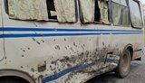 Удар вражеского дрона по автобусу в Сумской области