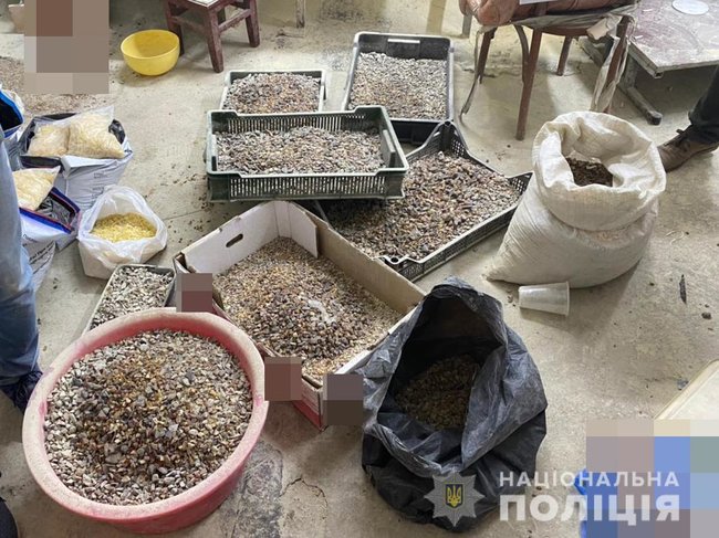 Злочинну групу, яка налагодила переробку бурштину та відправку його в ОАЕ, ліквідовано на Волині, - Нацполіція 03