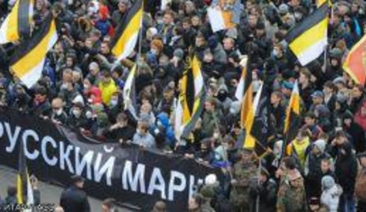 В Москве прошел "Русский марш": "Русский значит трезвый". ВИДЕО