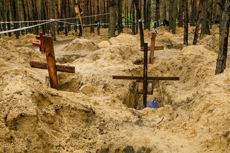 Total of 436 bodies were exhumed from mass burial site in Izium, Kharkiv region, - RMA 09