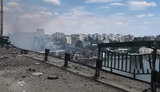Удар по мосту в район Корабел Как проходит эвакуация