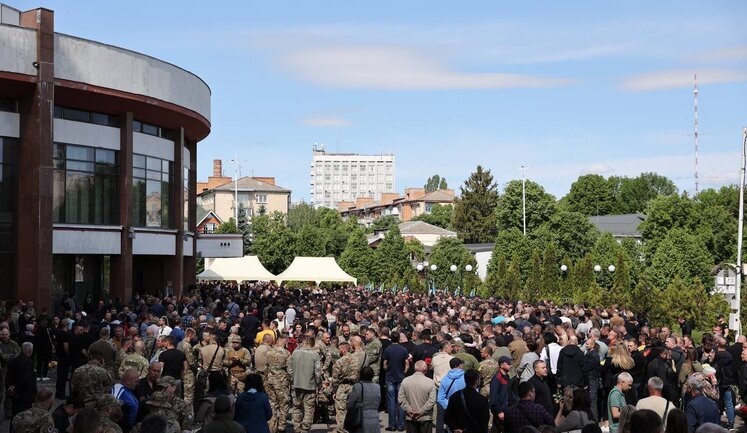Vinnytsia took leave of nine KORD members who died defending Ukraine. PHOTO