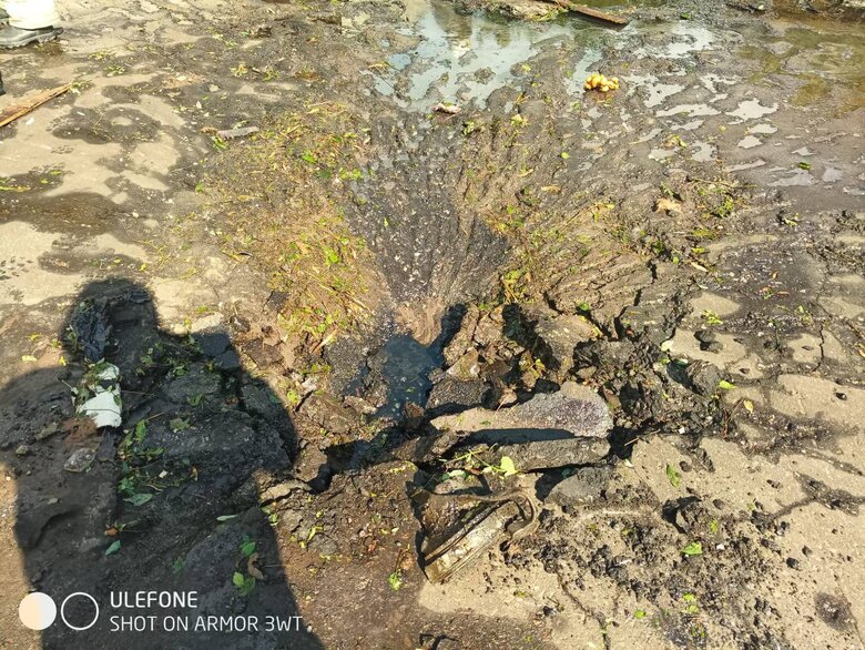 Наслідки обстрілу Індустріального району Харкова 02